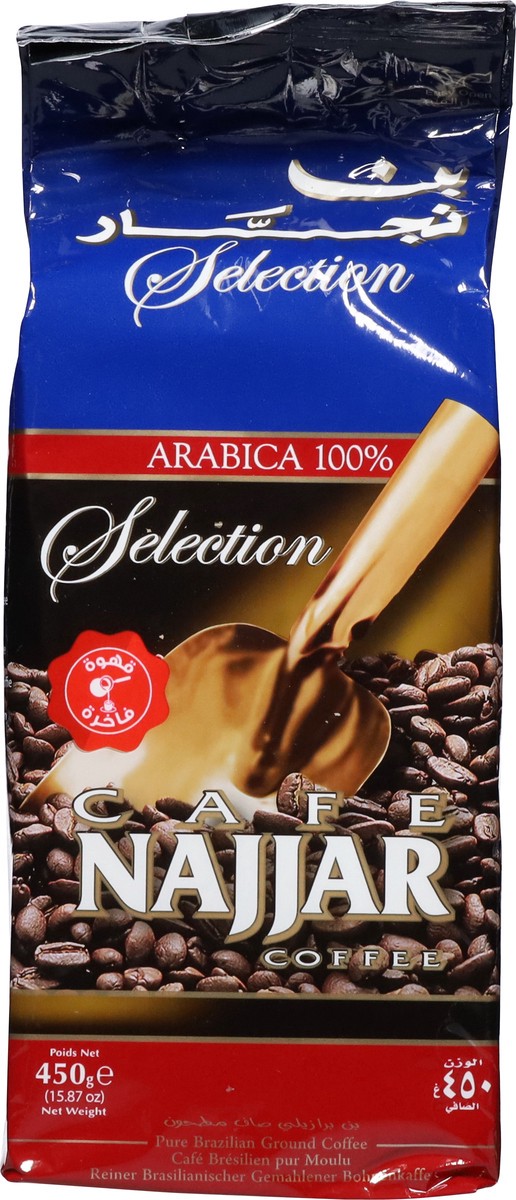 slide 5 of 13, Cafe Najjar Selection Pure Brazilian Ground Coffee 450 g, 15.87 oz
