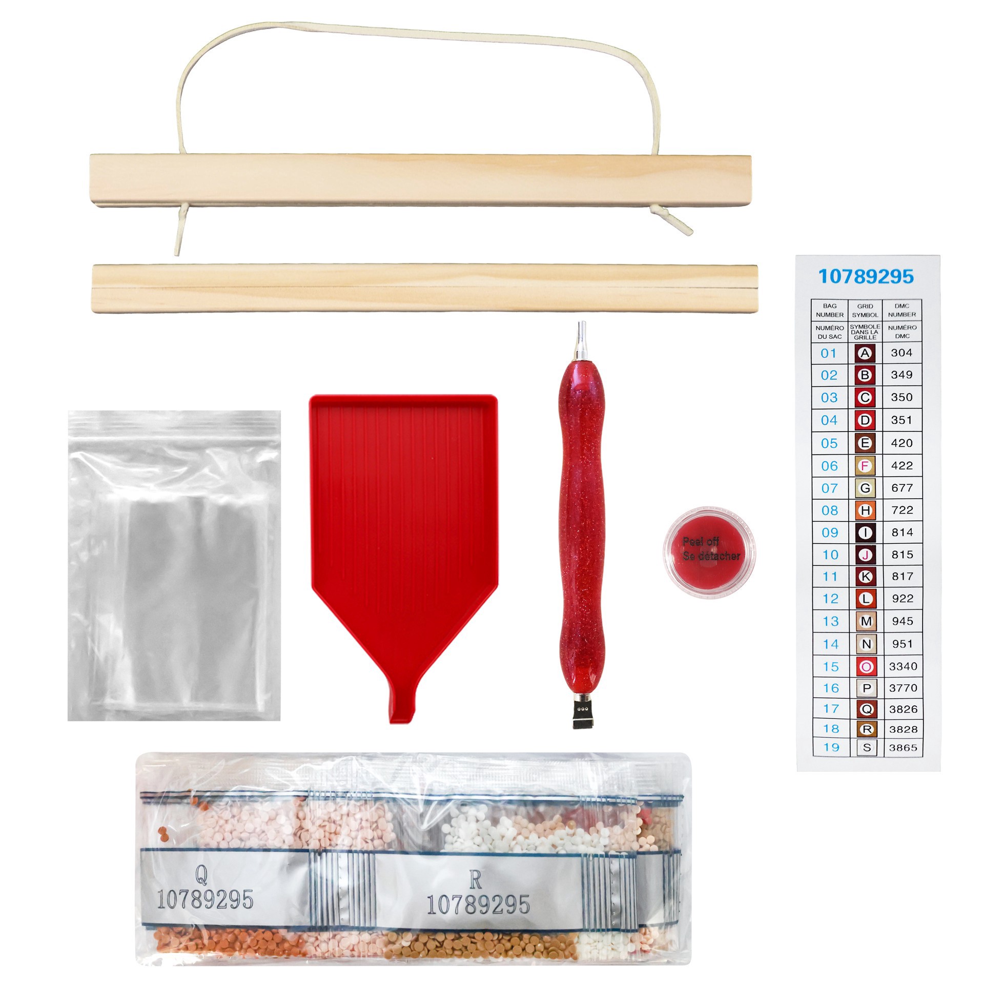 slide 4 of 4, 8" X 10" Ornaments Diamond Art Kit With Frame By Make Market, 8 in x 10 in