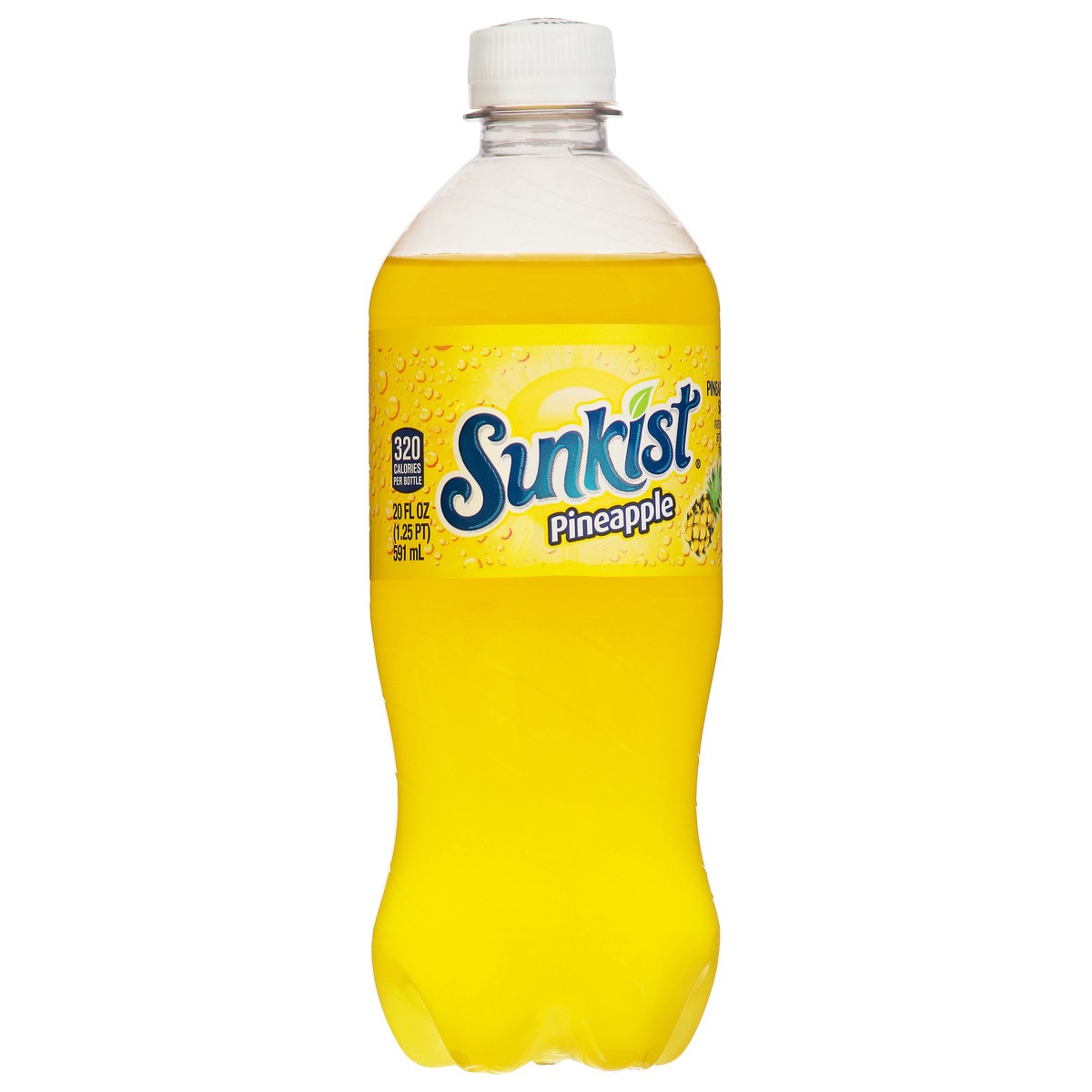 slide 5 of 11, Sunkist Pineapple Soda 20 fl oz, 20 fl oz