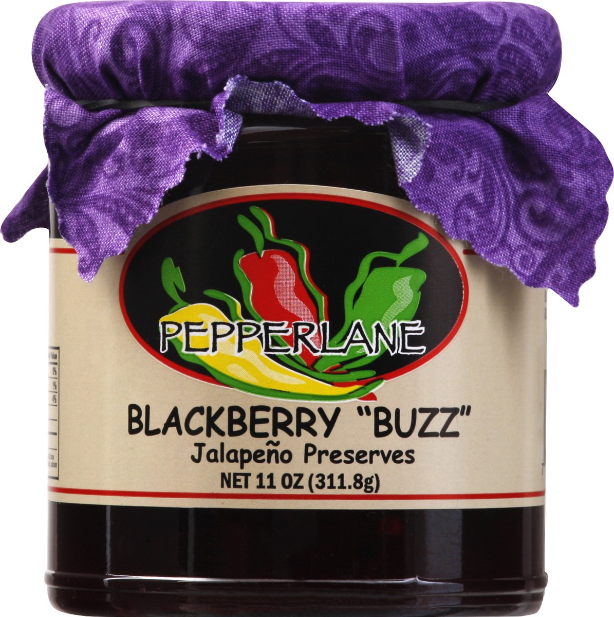 slide 6 of 9, Pepperlane Preserves Pepperland Farms Blkberry Preserves, 11 oz