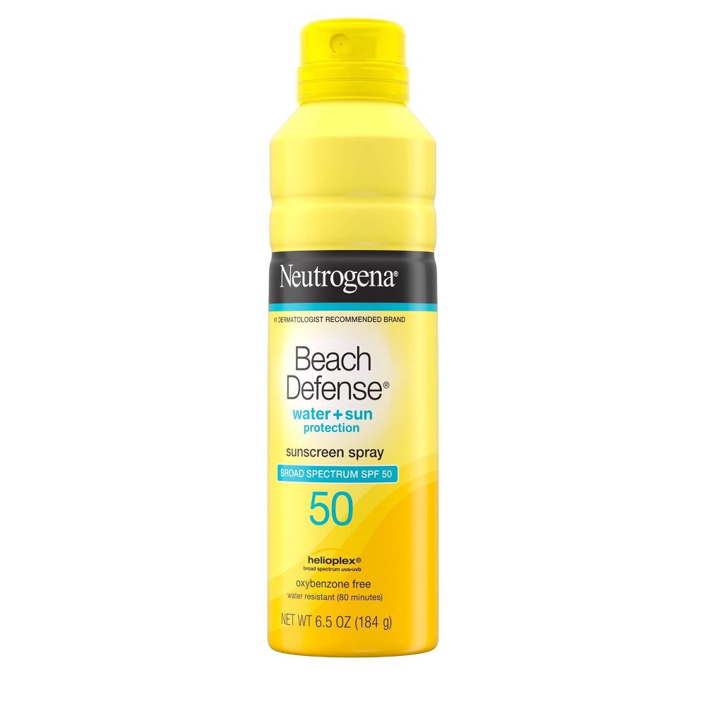 slide 12 of 19, Neutrogena Beach Defense Sunscreen Spray - SPF 50 - 6.5oz, 6.5 oz