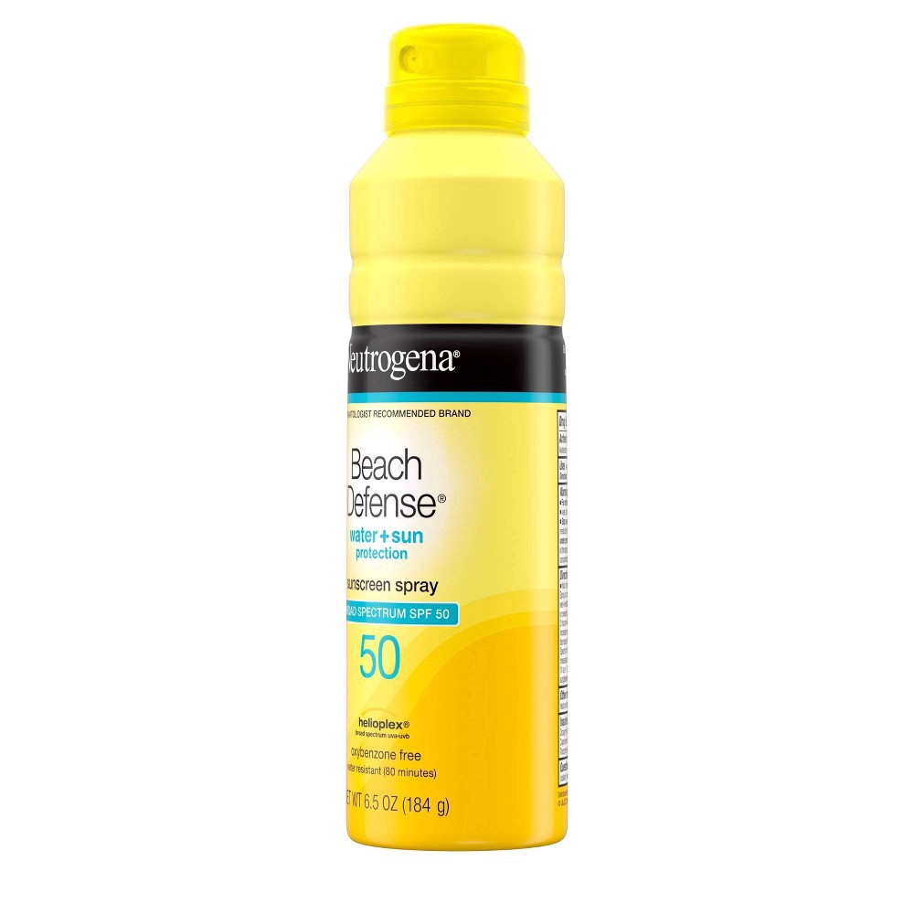 slide 15 of 19, Neutrogena Beach Defense Sunscreen Spray - SPF 50 - 6.5oz, 6.5 oz