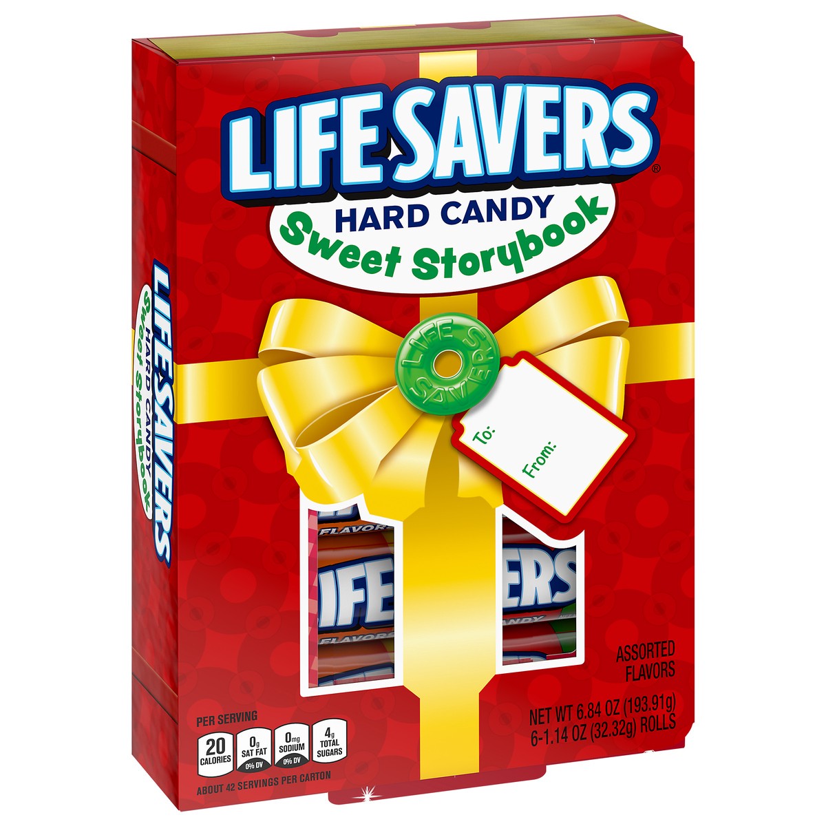 slide 2 of 10, LIFE SAVERS 5 Flavors Christmas Hard Candy Storybook Assortment Gift Box, 6.84 oz, 6 ct, 6.84 oz