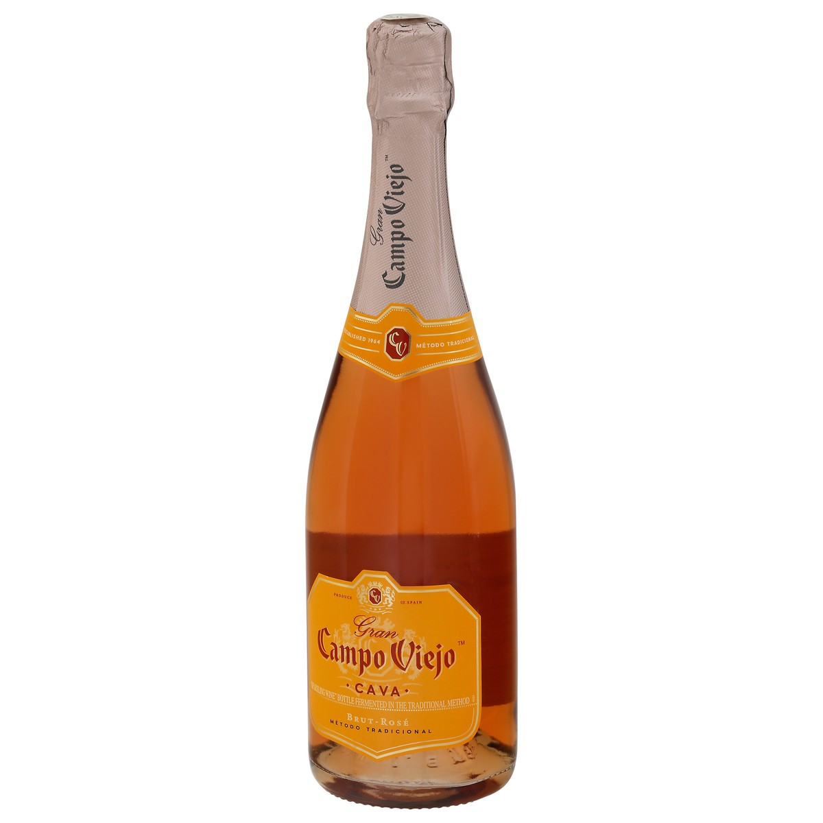 slide 4 of 9, Campo Viejo Cava Brut Rose Sparkling Wine 750mL, 11.5%, 750 ml