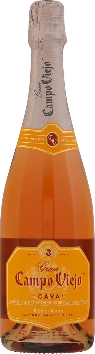 slide 2 of 9, Campo Viejo Cava Brut Rose Sparkling Wine 750mL, 11.5%, 750 ml