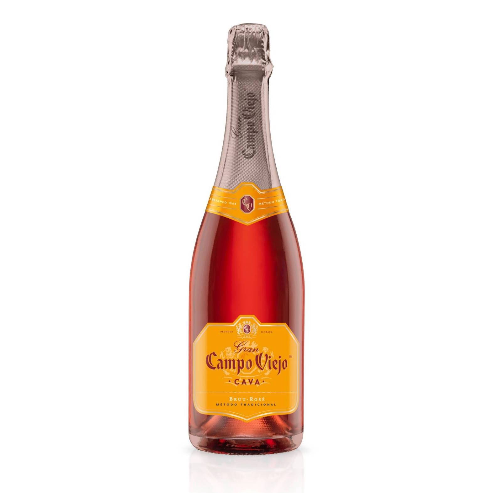 slide 1 of 9, Campo Viejo Cava Brut Rose Sparkling Wine 750mL, 11.5%, 750 ml