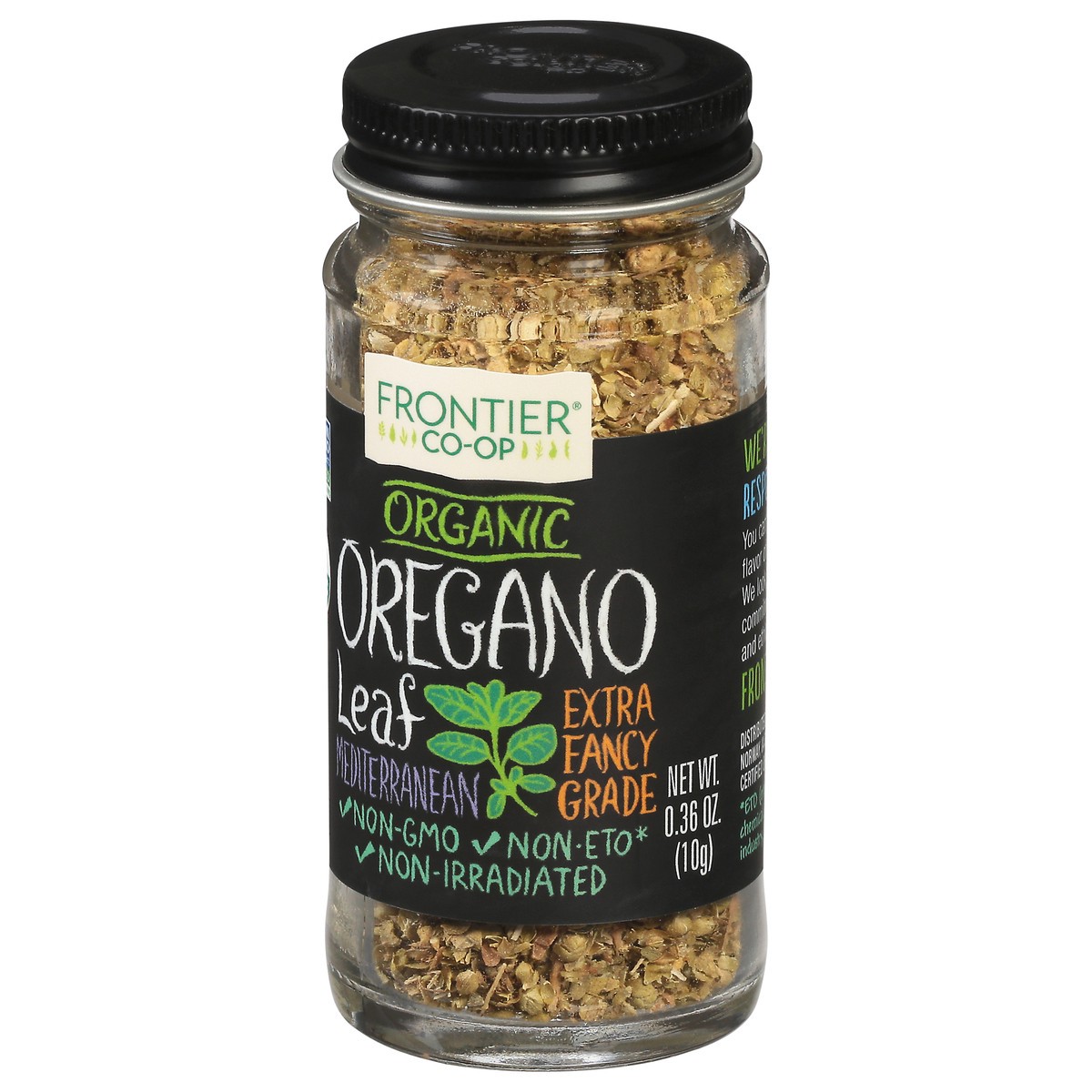 slide 7 of 9, Frontier Co-Op Organic Oregano Leaf 0.36 oz, 0.36 oz