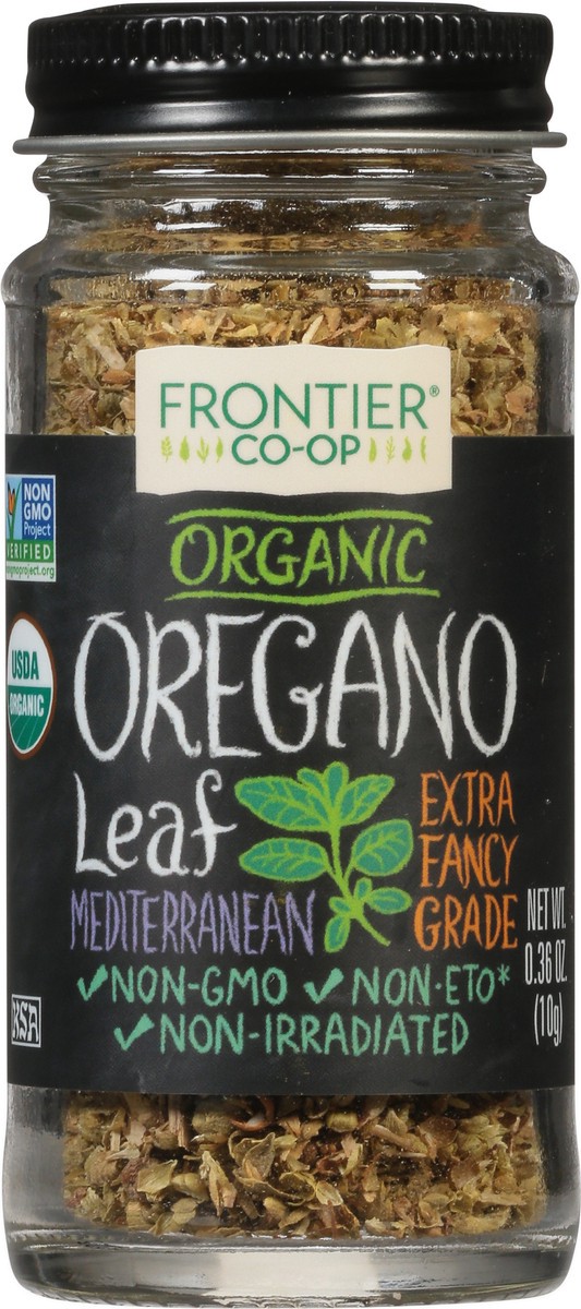 slide 6 of 9, Frontier Co-Op Organic Oregano Leaf 0.36 oz, 0.36 oz