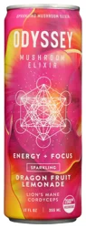Odyssey Sparkling Dragon Fruit Lemonade Functional Energy 12 fl oz