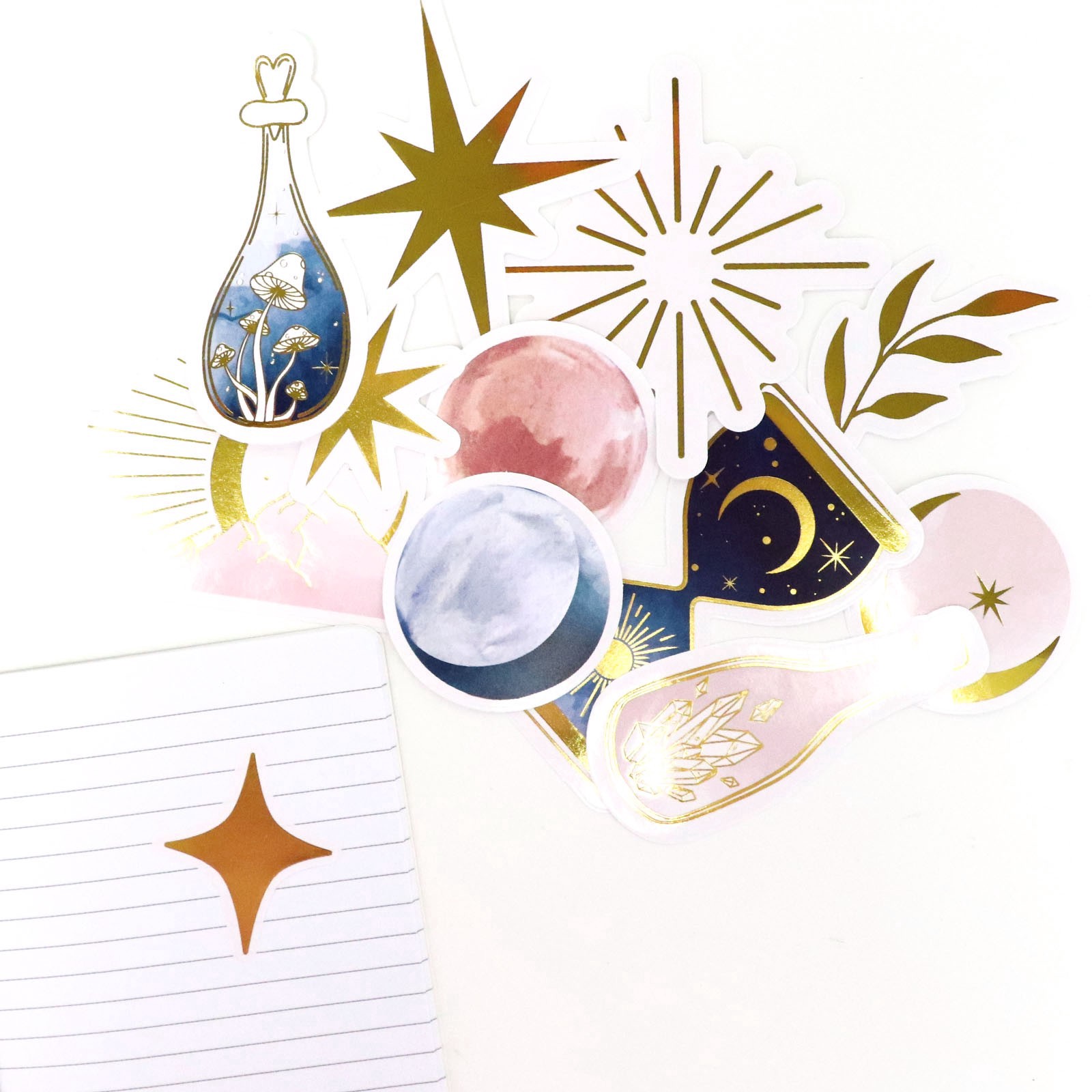 slide 2 of 4, Vinyl Diecut Astrology Sticker Set By Recollections, 1 ct