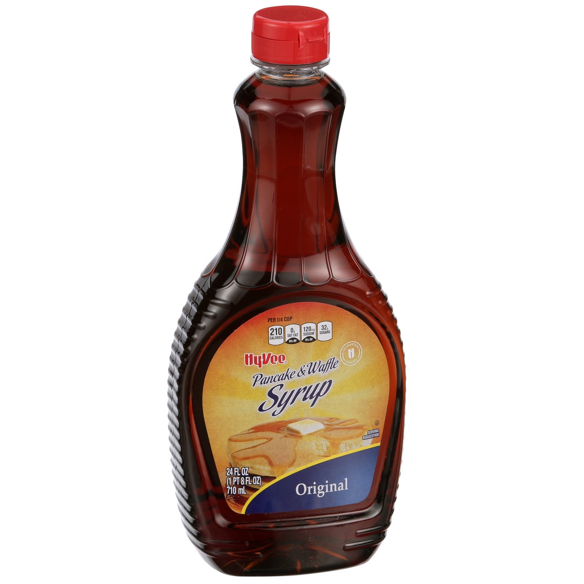 slide 2 of 7, Hy-vee Original Pancake & Waffle Syrup, 24 fl oz