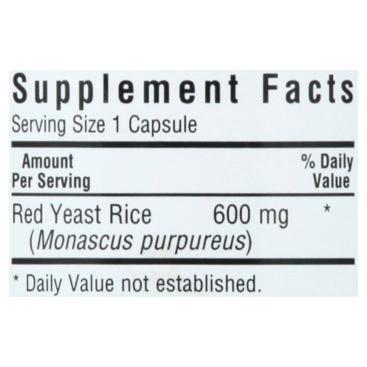 slide 5 of 12, Bluebonnet Nutrition 600 mg Vegetable Capsules Red Yeast Rice 60 ea, 60 ct