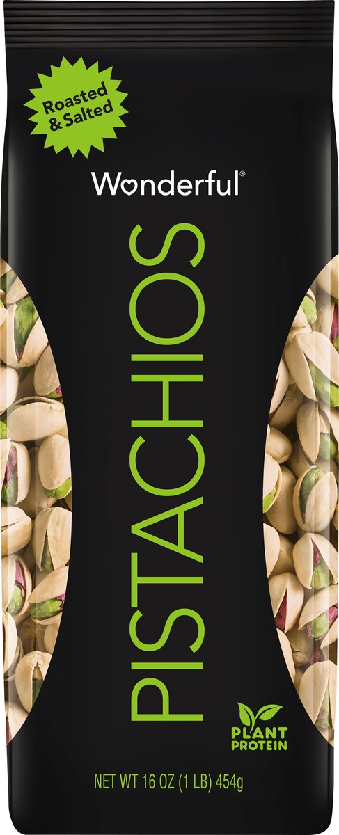 slide 3 of 3, Wonderful Pistachios, In Shell Roasted & Salted Nuts, 16 Ounce Bag, 16 oz