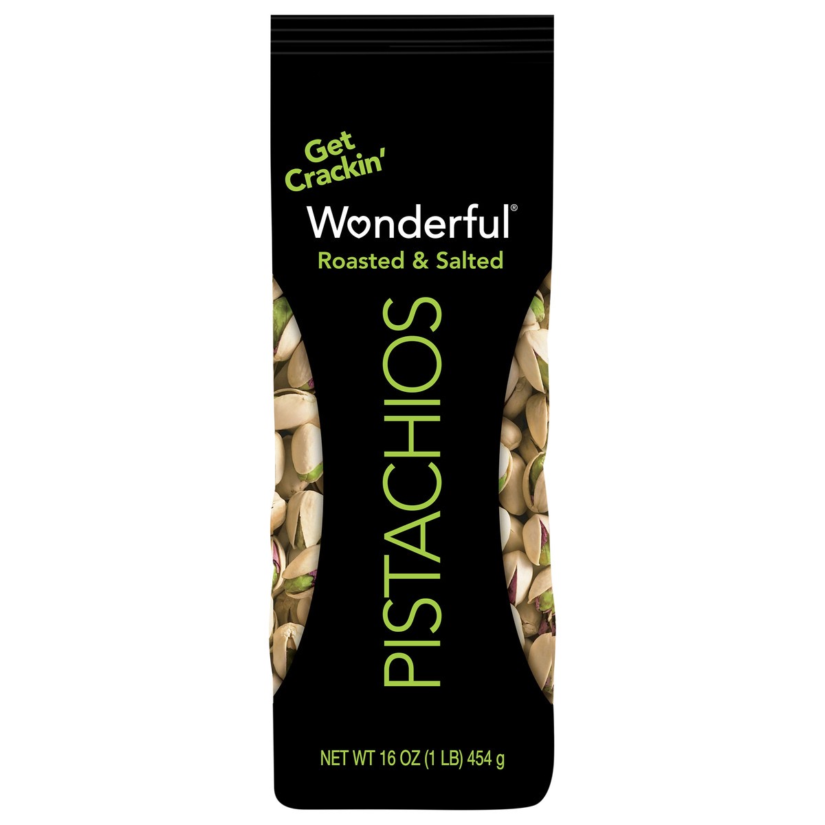 slide 1 of 3, Wonderful Pistachios, In Shell Roasted & Salted Nuts, 16 Ounce Bag, 16 oz