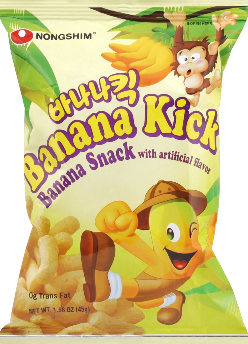 slide 2 of 6, Nongshim Banana Kick Snack, 1.58 oz