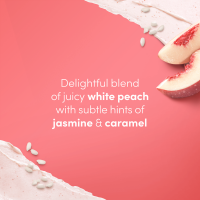 slide 19 of 25, Dove White Peach & Crushed Rice Body Scrub 15 oz, 15 oz