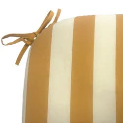 ROOM & RETREAT Rr Seat Pad Yellow Stripe