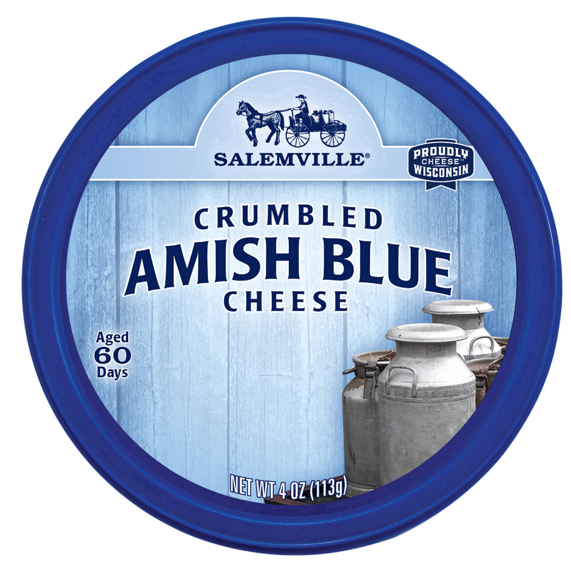 slide 9 of 22, Salemville Amish Blue Cheese Crumbles - 4oz, 4 oz
