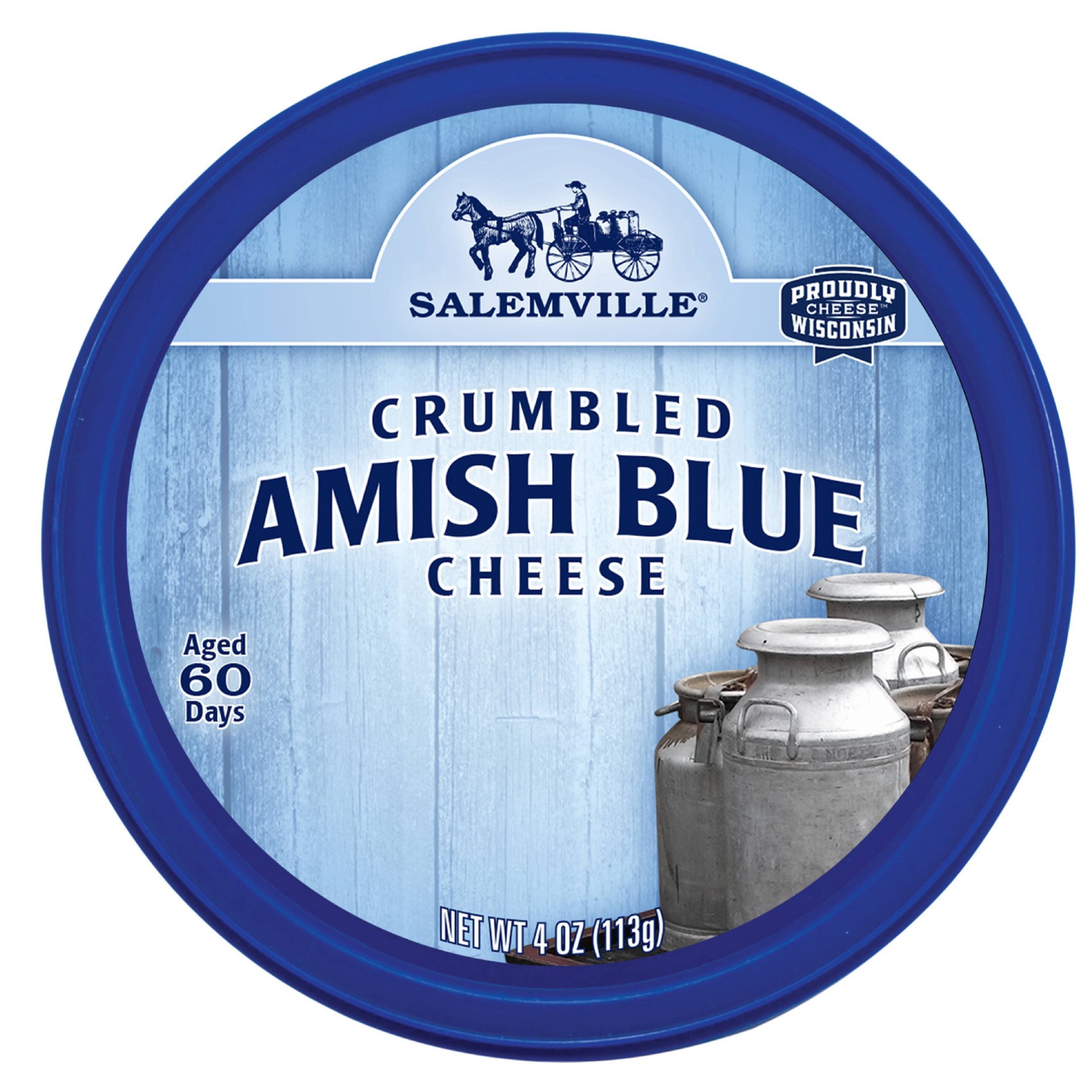 slide 20 of 22, Salemville Amish Blue Cheese Crumbles - 4oz, 4 oz