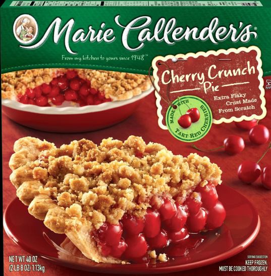 slide 1 of 4, Marie Callender's Frozen Pie Dessert, Cherry Crunch, 40 Ounce, 40 oz