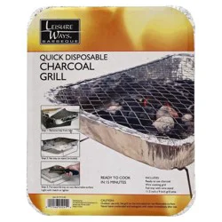 Leisure Ways Quick Disposable Charcoal Grill