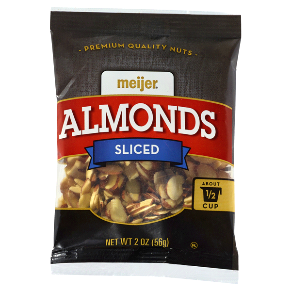 slide 1 of 2, Meijer Sliced Almonds, 2 oz