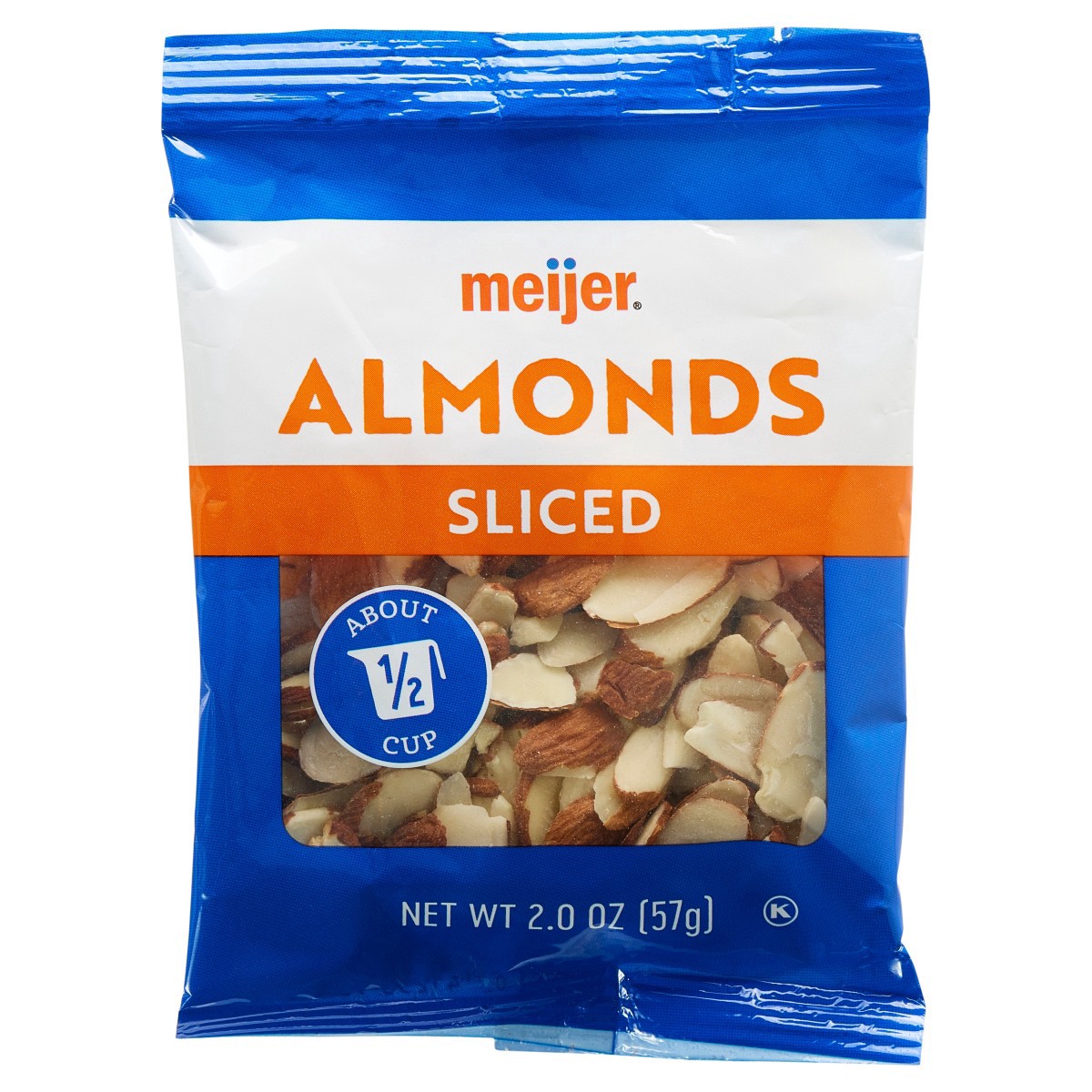 slide 1 of 5, Meijer Sliced Almonds, 2 oz