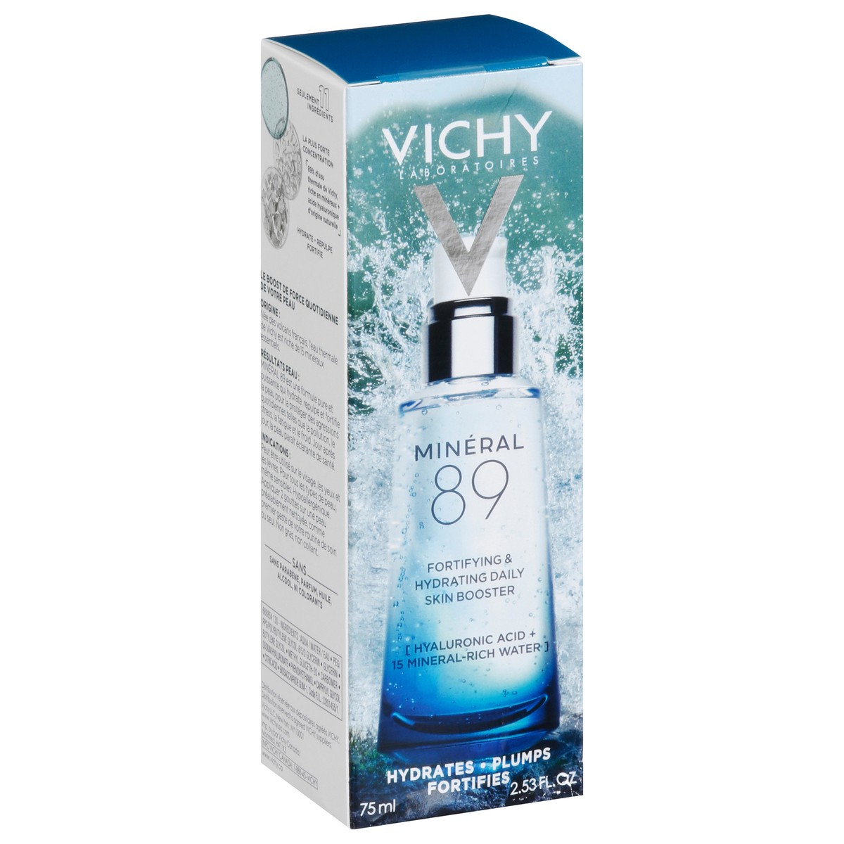 slide 5 of 9, Vichy Mineral 89 Hyaluronic Acid Serum 2.53 fl oz, 2.53 fl oz