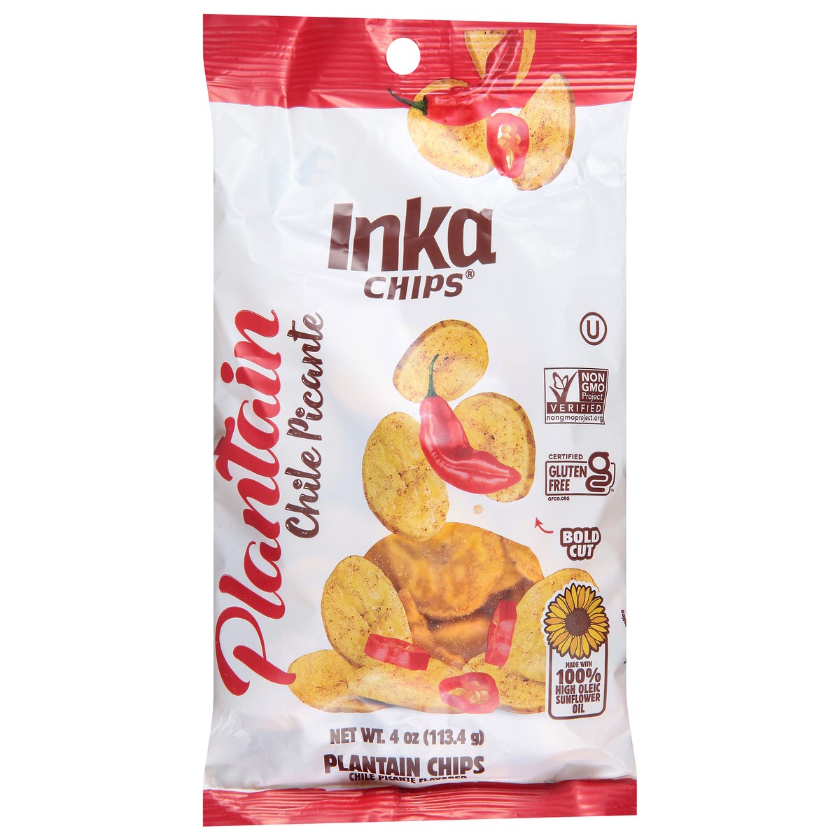 slide 6 of 9, Inka Bold Cut Chile Picante Plantain Chips 4 oz, 4 oz