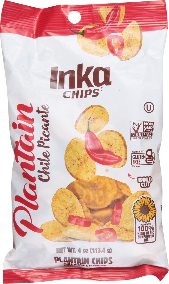 slide 4 of 9, Inka Bold Cut Chile Picante Plantain Chips 4 oz, 4 oz