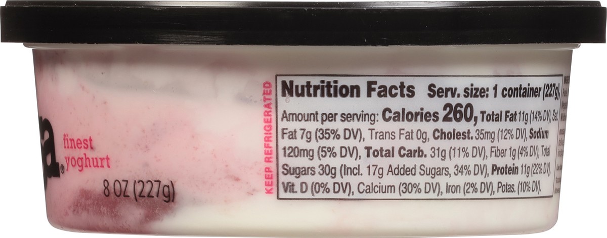 slide 6 of 9, noosa Yoghurt, Raspberry, 8 oz, Whole Milk Yogurt, Grade-A Pasteurized, Gluten Free, Probiotic, Made With the Finest Quality Ingredients, 8 oz