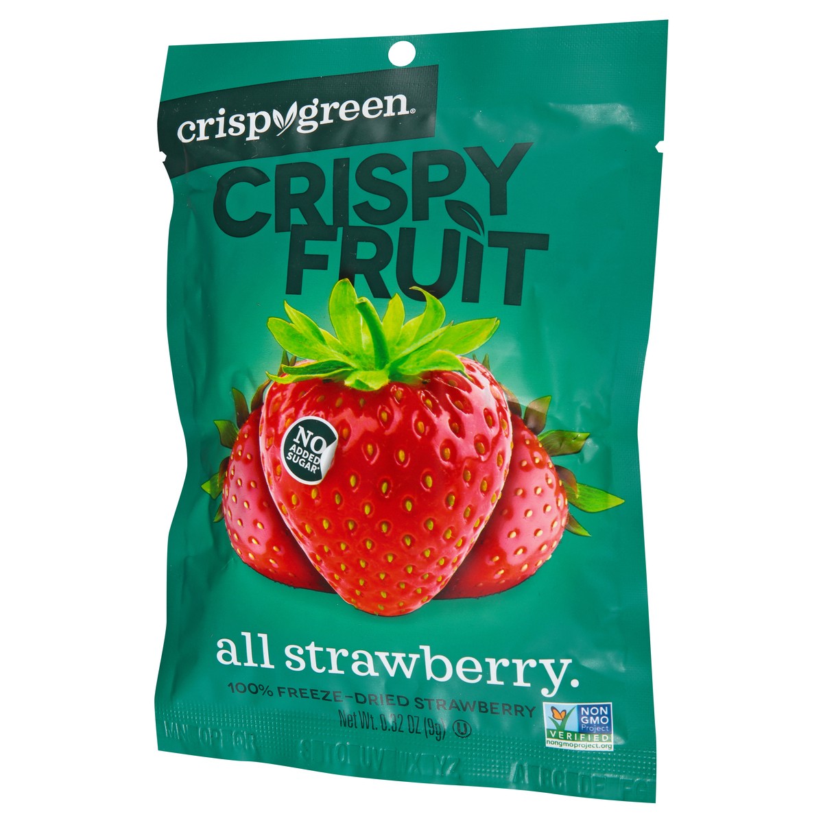 slide 3 of 9, Crispy Green All Strawberry Crispy Fruit 0.32 oz, 1 ct