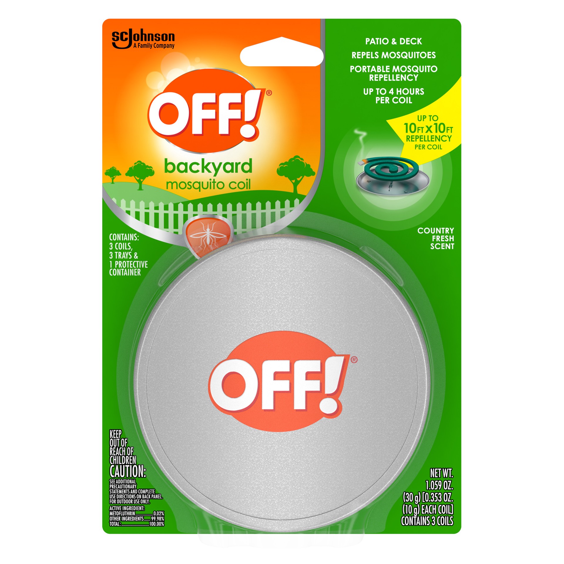 slide 1 of 5, OFF! Patio and Deck Mosquito Coil 3 Pack, 3 ct