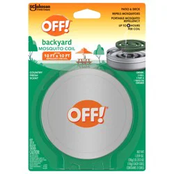 OFF! Backyard Mosquito Repellent Coil Starter Pack, Perfect for Outdoor Patios, Country Fresh Scent, 3 Piece