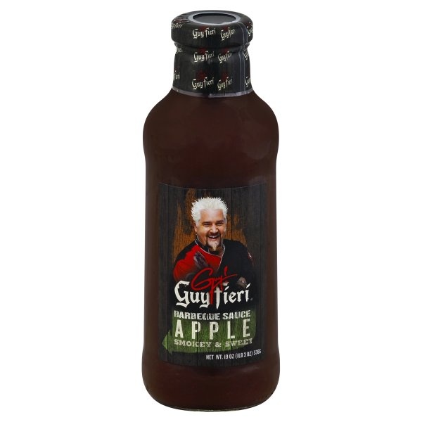 slide 1 of 2, Guy Fieri Apple Barbeque Sauce, 19 oz