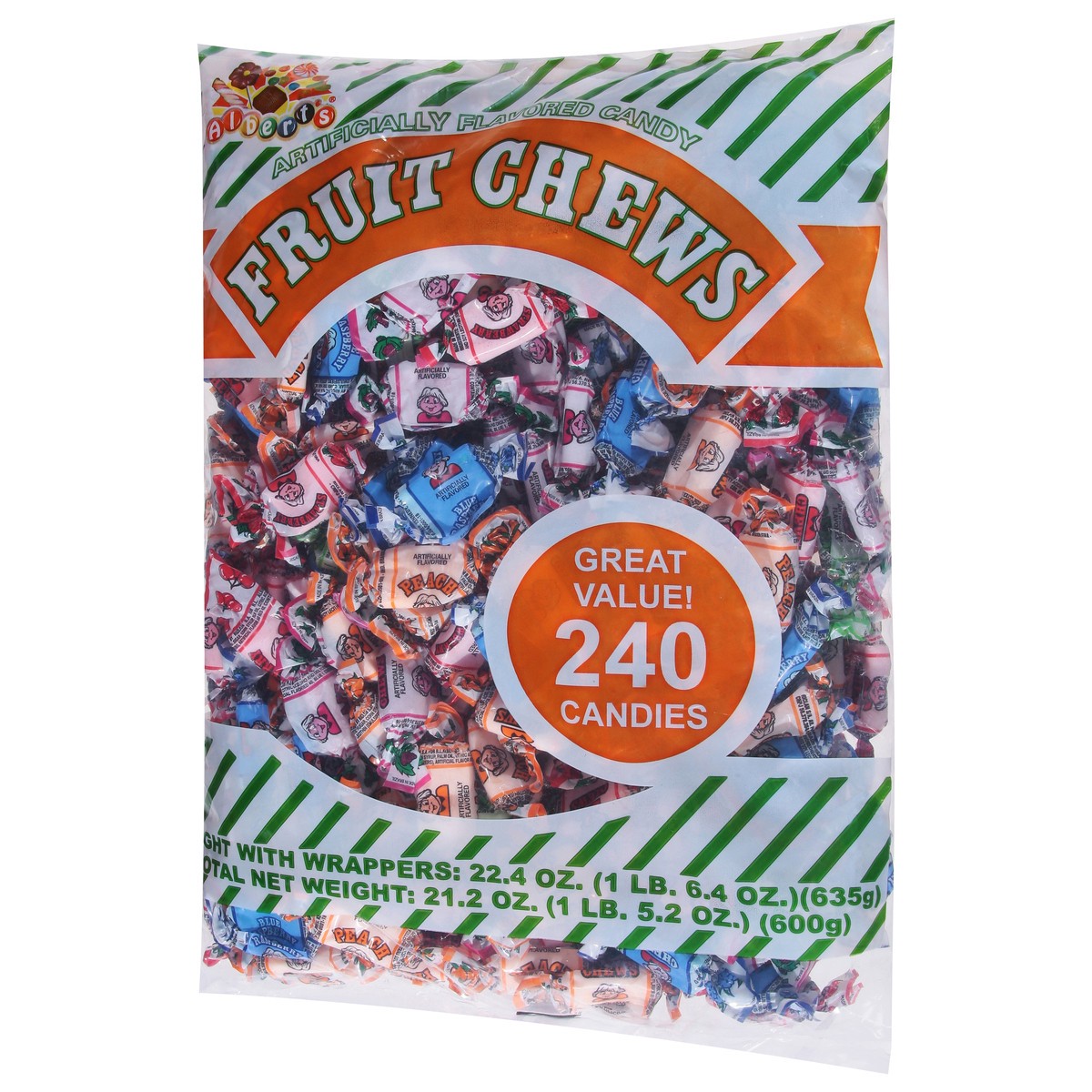 slide 3 of 13, Albert's Fruit Chews 240 ea, 240 ct