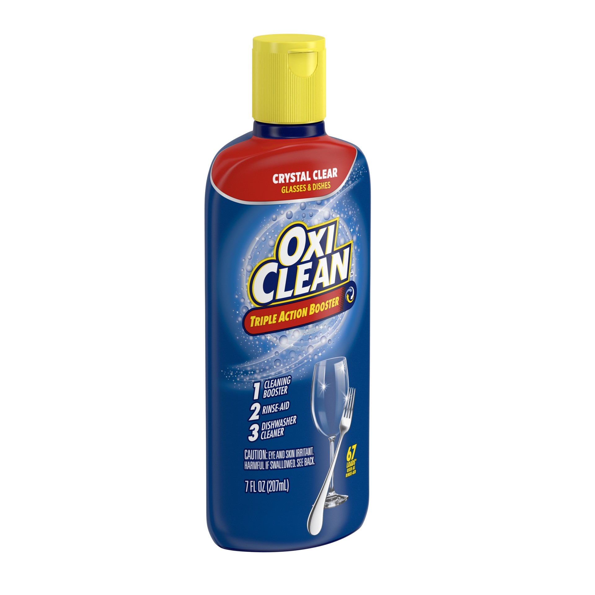 slide 2 of 4, Oxi-Clean Triple Action Dish Booster, 7oz, 7 fl oz