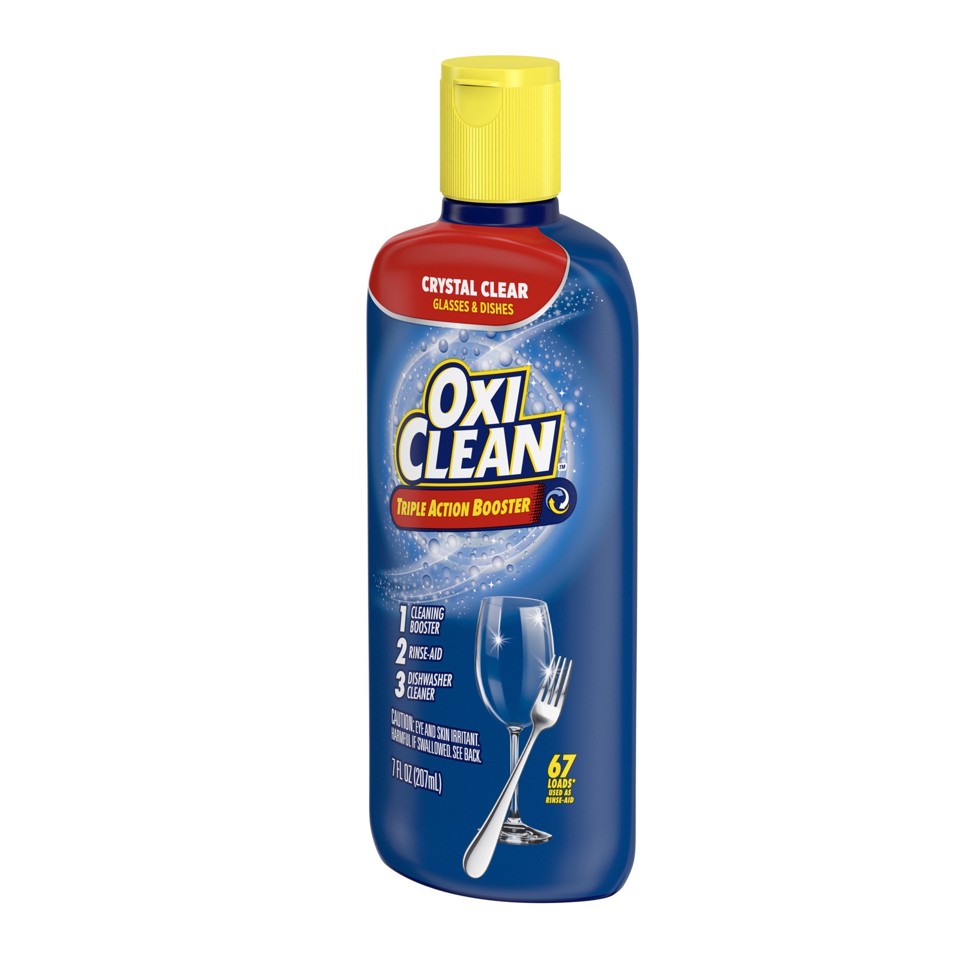 slide 3 of 4, Oxi-Clean Triple Action Dish Booster, 7oz, 7 fl oz