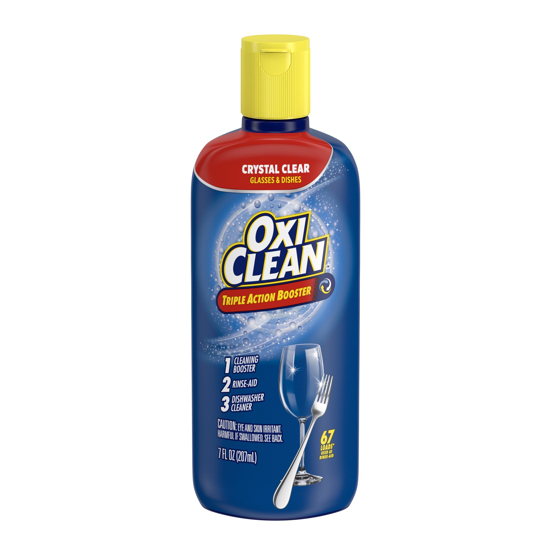 slide 1 of 4, Oxi-Clean Triple Action Dish Booster, 7oz, 7 fl oz