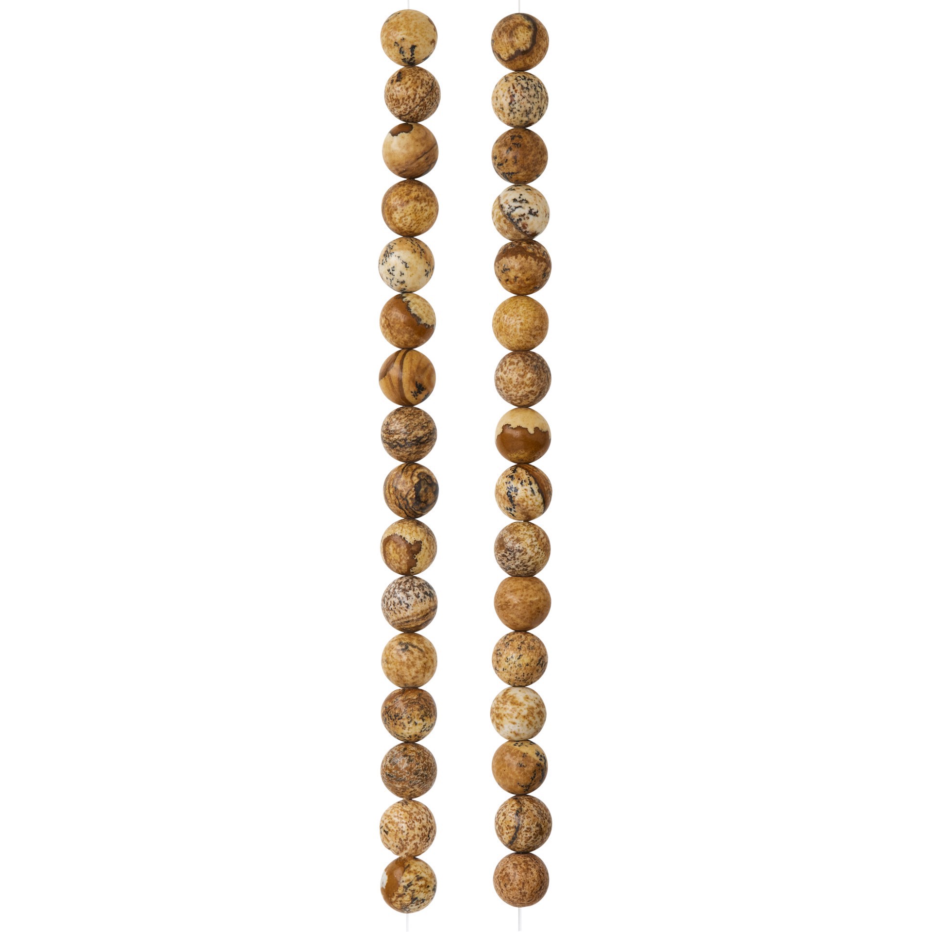 slide 3 of 3, Natural Picture Jasper Round Beads, 8mm By Bead Landing, 8mm