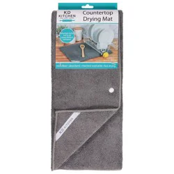 KD Kitchen Graphite Countertop Drying Mat 1 ea
