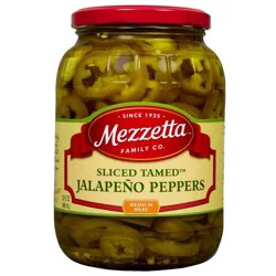 Mezzetta Sliced Tamed™ Jalapeño Peppers, 32 fl oz
