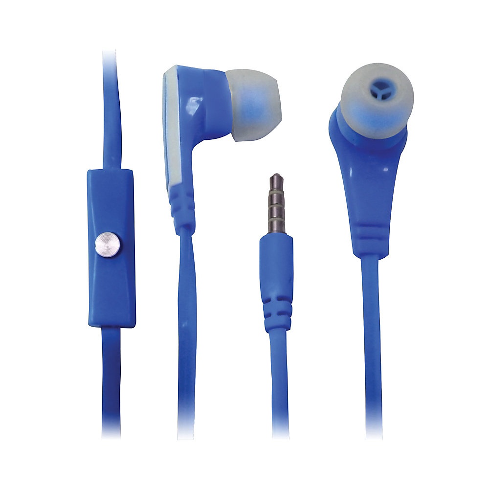 slide 1 of 1, Duracell Earbuds, Blue, Le2158, 1 ct