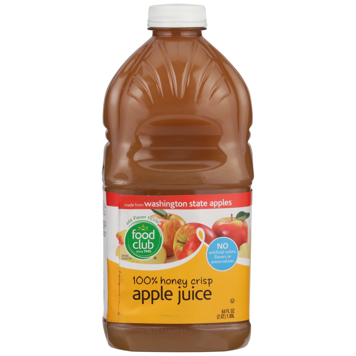 slide 9 of 9, Food Club 100% Honey Crisp Apple Juice, 64 fl oz