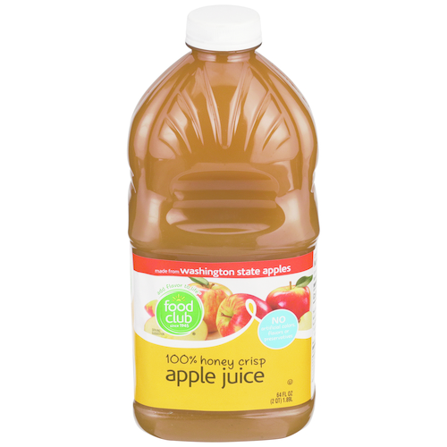 slide 1 of 1, Food Club 100% Honey Crisp Apple Juice, 64 fl oz