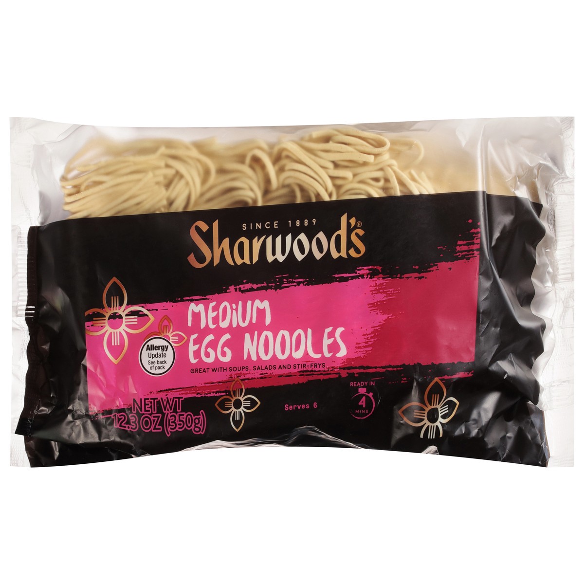 slide 1 of 10, Sharwood's Medium Egg Noodles 12.3 oz, 12.3 oz