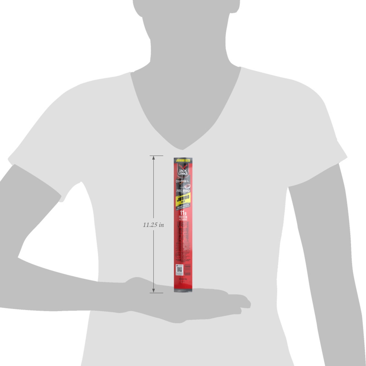 slide 9 of 10, Jack Link's Beef Jerky Doritos Sweet & Tangy BBQ Flavored 2 Oz, 2.625 oz