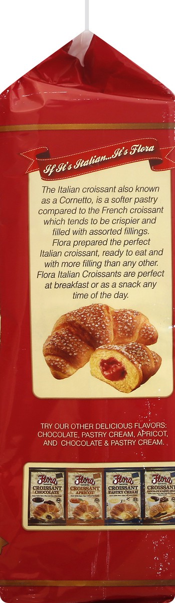 slide 10 of 13, Flora Melegatti Morbidi Risvegli Croissant With Cherry Filling, Novita, 9.52 oz