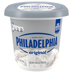 Philadelphia Cream Cheese Spread, 1 Tub, for Smooth, Spreadable Mornings, Original, No Artificial Preservatives, Flavors or Dyes, 16 oz