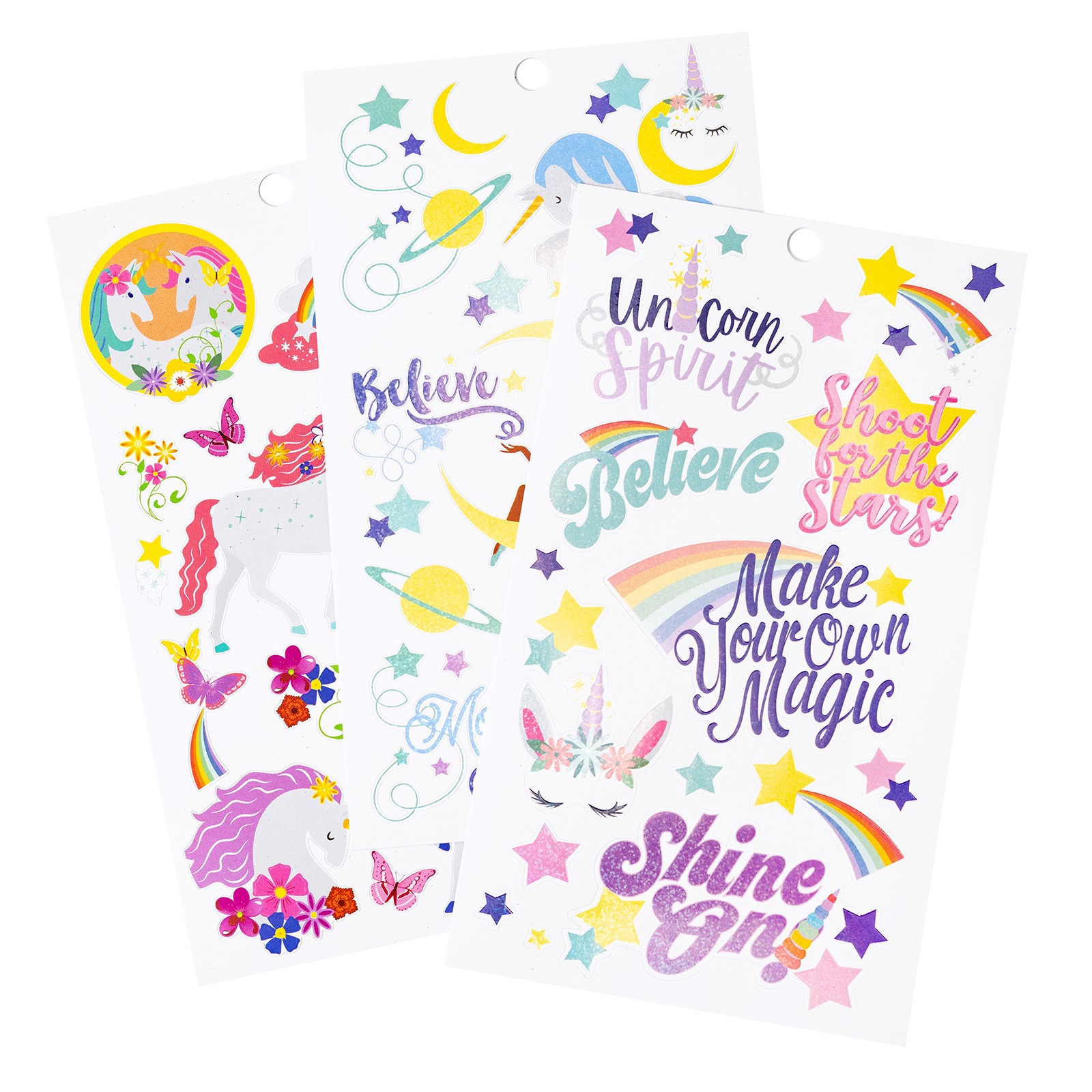 slide 3 of 3, Unicorns & Fairies Sticker Book By Recollections, 4 in x 7 in